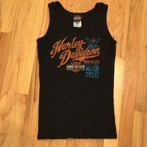 Harley Davidson Ribbed Tank Top